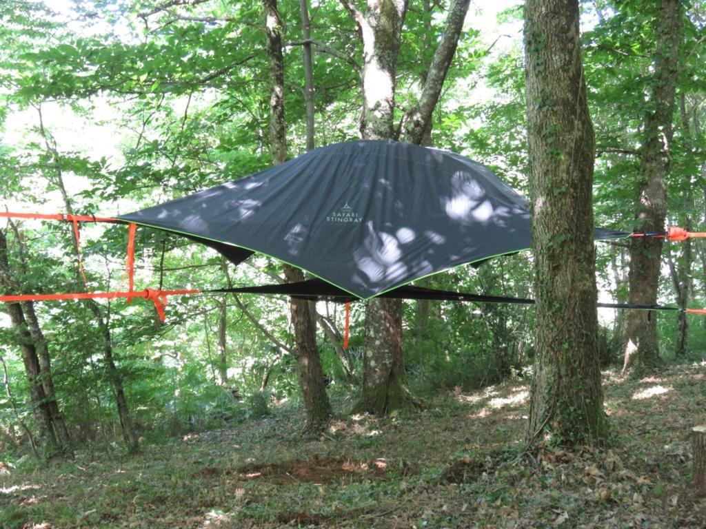 Tente Suspendue Au Coeur De La Foret Sainte-Croix-Volvestre Extérieur photo
